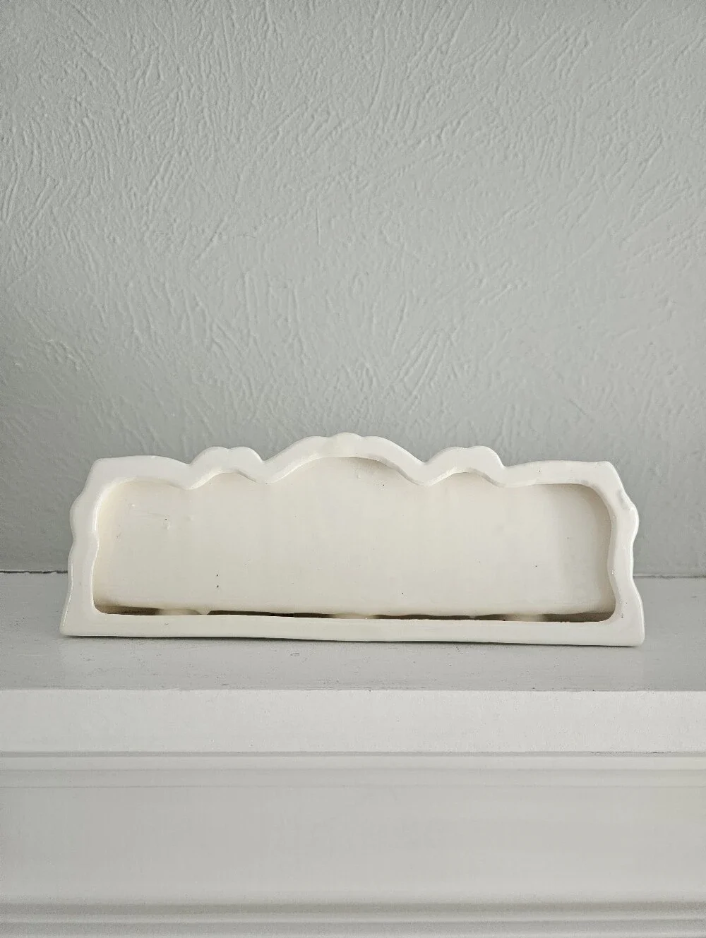 Vintage Delft Blue Ceramic Decorative Wall Mounted Toothbrush/Brush Holder